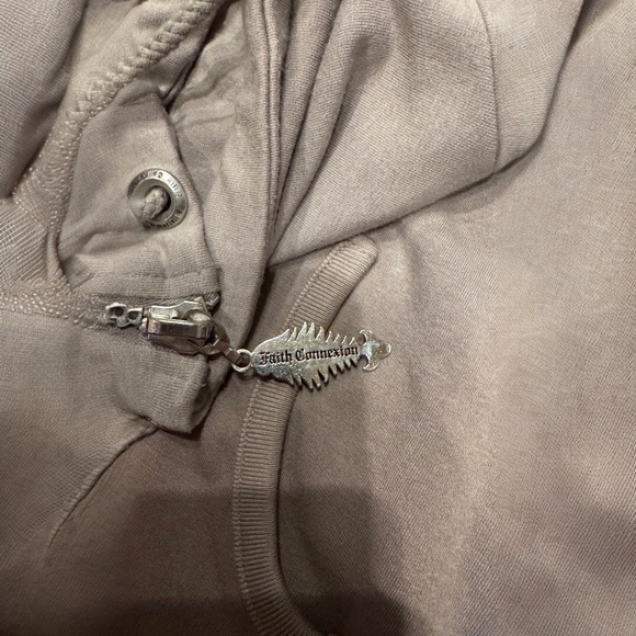 Faith Connexion Embellished Zip Jacket – XS – “Love Deeper” Seahorse Design – Gr - Picture 5 of 12